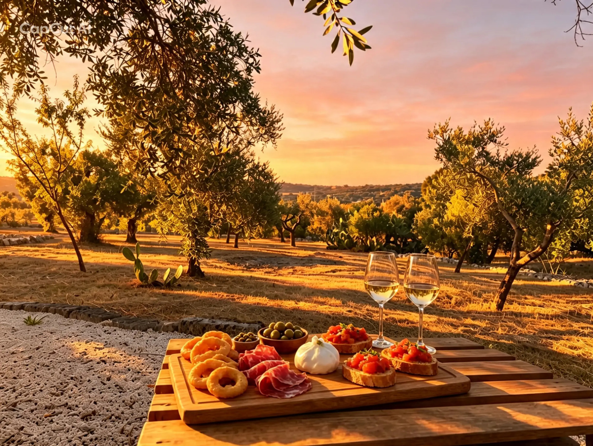 Ancient olive grove in the Valle d'Itria