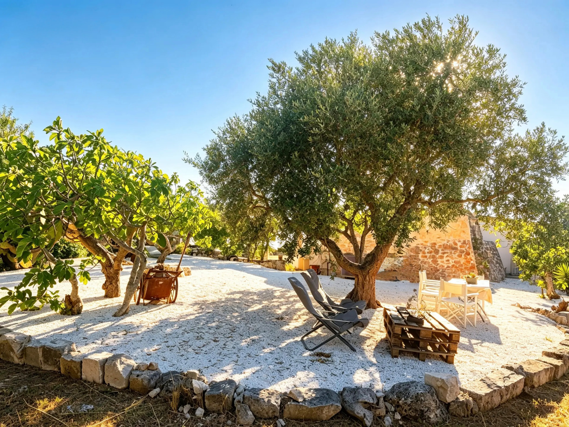 Ancient olive grove in the Valle d'Itria